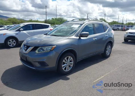 2016 Nissan Rogue Sv из США, поврежденный, VIN 5N1AT2MV3GC815567